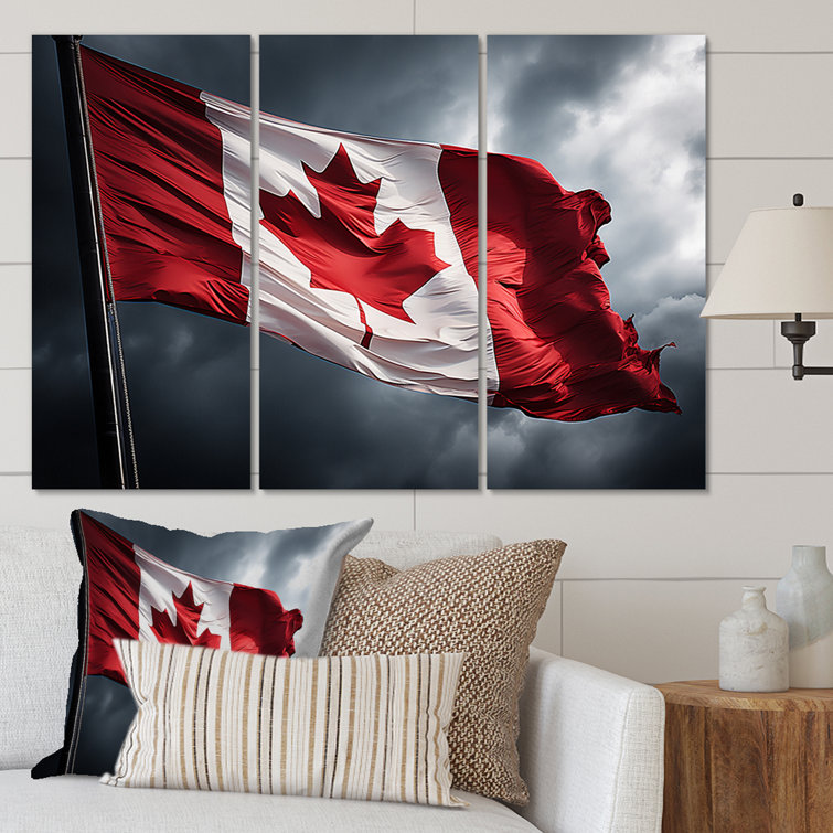 DesignArt Canada Canadian Pride II Canada Metal Wall Art Set Wayfair